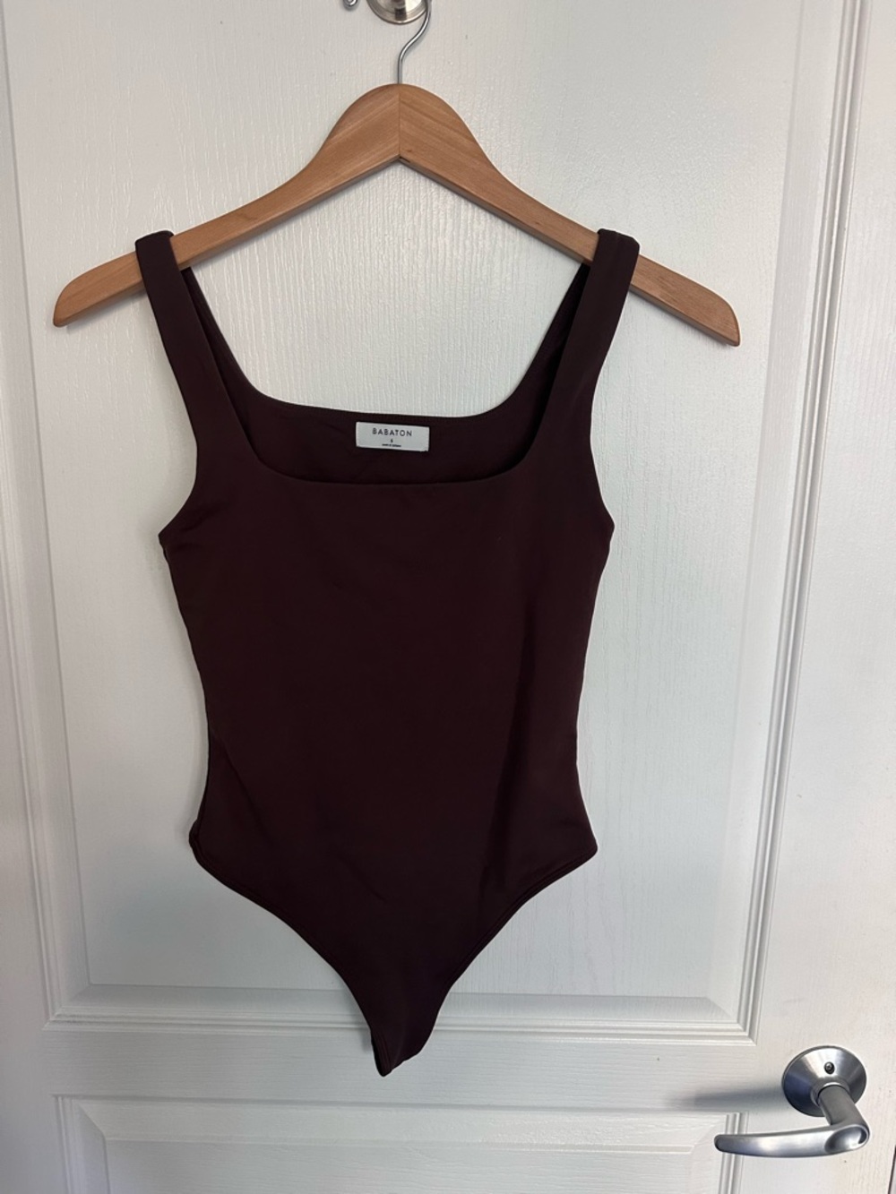 Babaton Contour Body Suit in Chocolate Brown